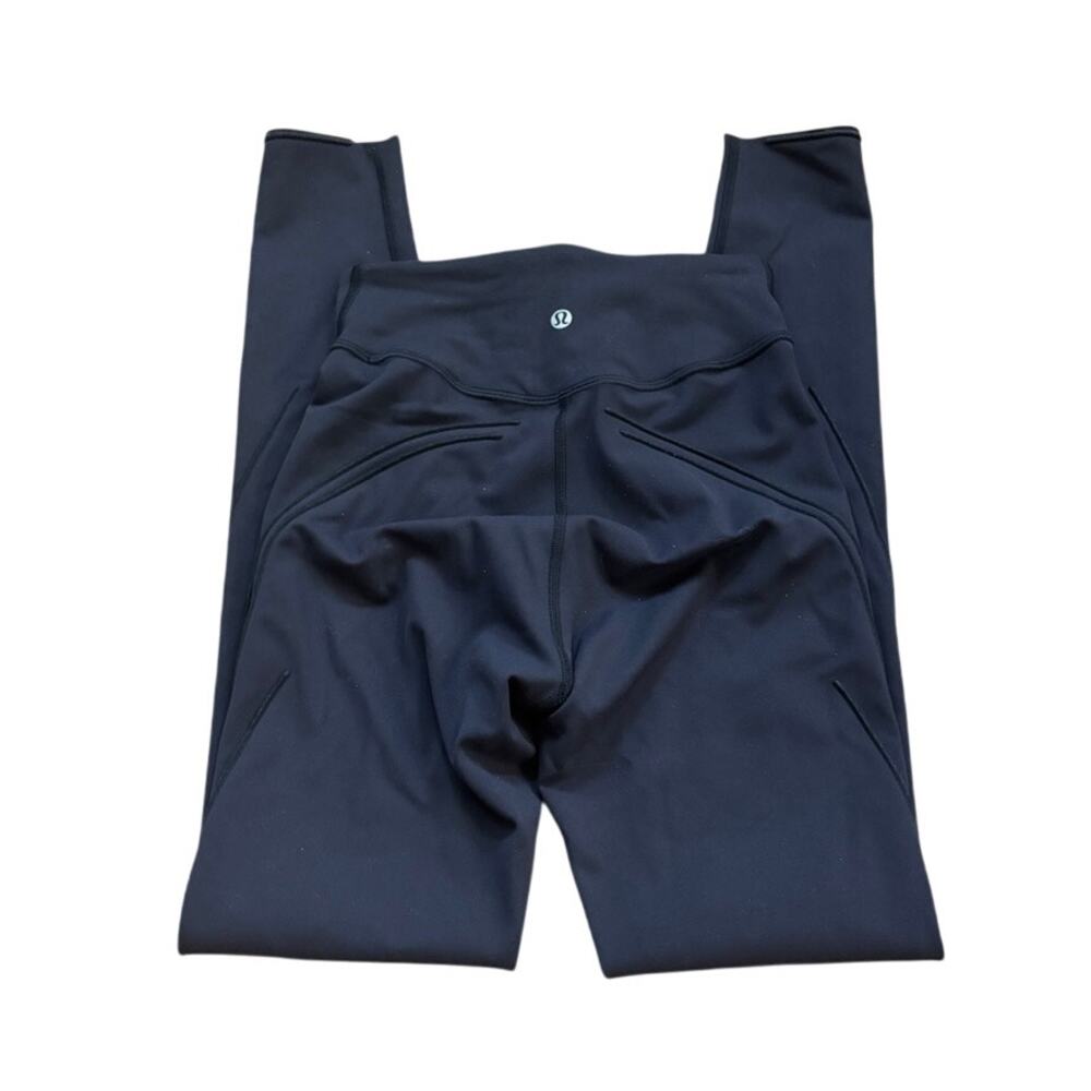 Lululemon Get in Line HR Tight 28" Black Sz 4 - Everlux - Picture 4 of 7